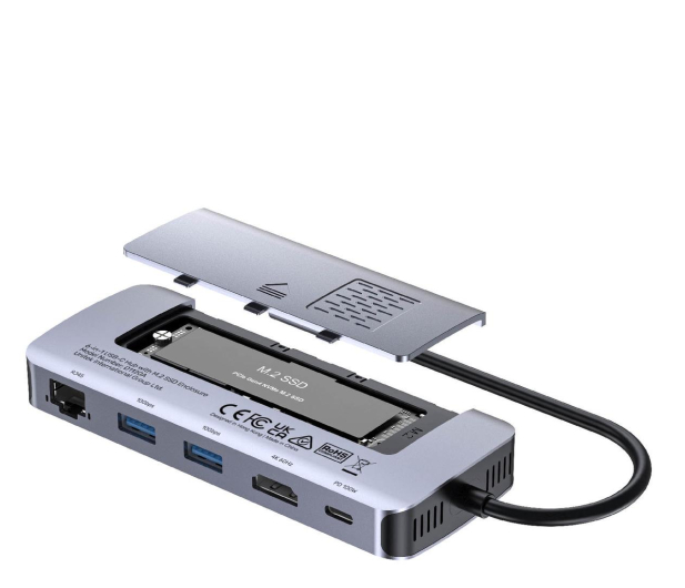 UNITEK Hub USB-C 10 Gbps Slot M.2, HDMI D1120A01 - 1272535 - zdjęcie 4